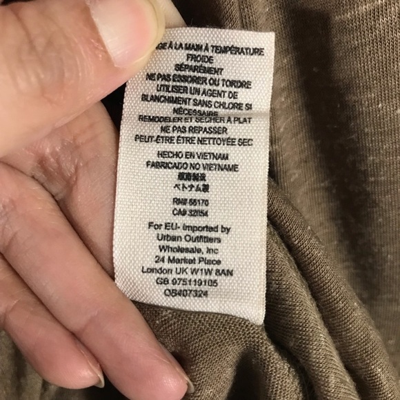 We The Free Tambourine Tee Flax Jersey Tops - Picture 9 of 9